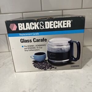 Black & Decker 10 Cup Replacement Carafe (3390WH) FOR: DCM901, DCM900WH, DCM200C